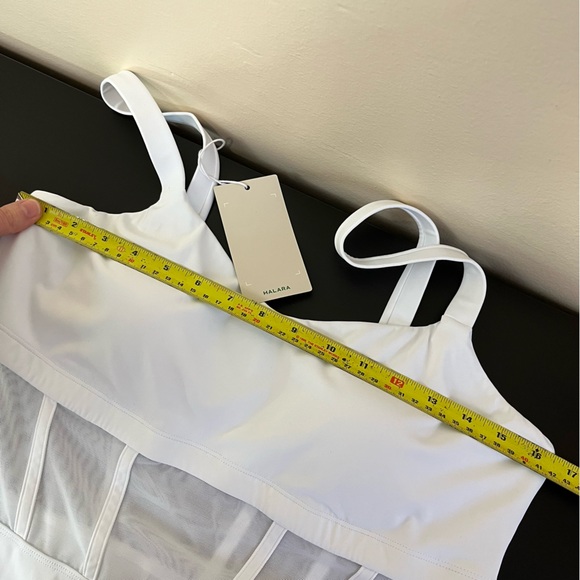 NWT Halara Softlyzero Contrast Mesh Corset Style Bodycon Dress - Picture 12 of 16